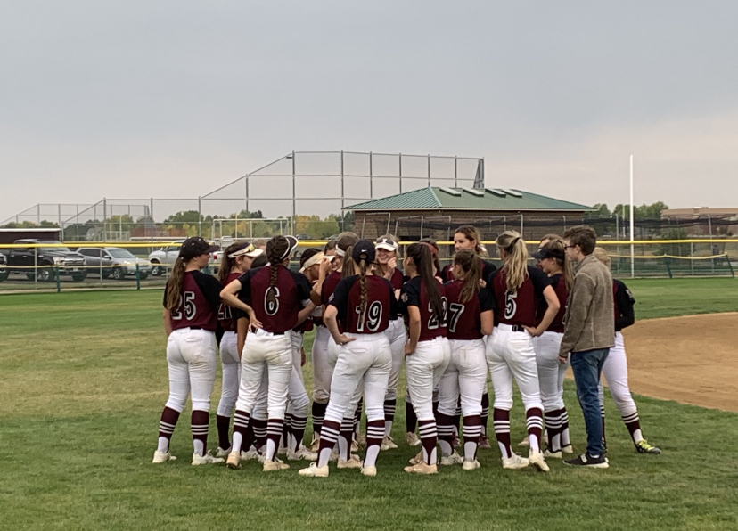 As+Silver+Creek+Softball+wins+against+The+Academy%2C+they+make+their+record+9-11.+Seniors+took+a+moment+to+talk+to+their+team%2C+as+it+was+the+last+time+they+will+suit+up+in+uniform+on+the+Creek+Varsity+field.