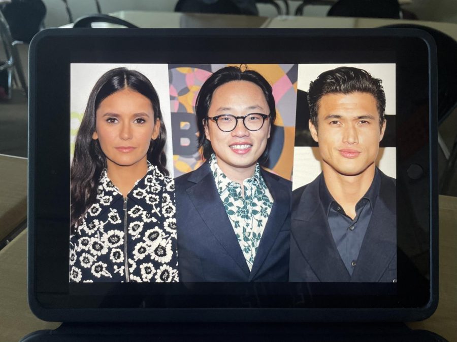 Nina Dobrev, Jimmy O. Yang and, Darren Barnet. Netflix new Love Hard stars caught in a “love triangle”.
