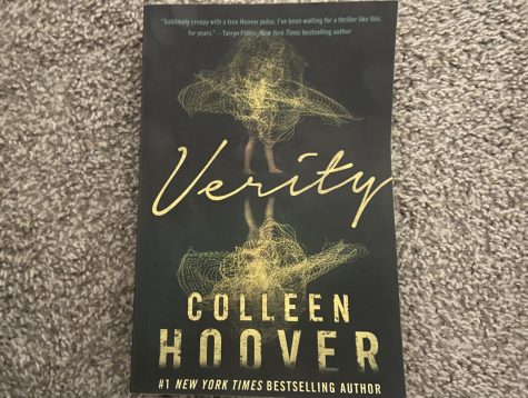 This is the paper back version of the book “Verity” by Colleen Hoover.