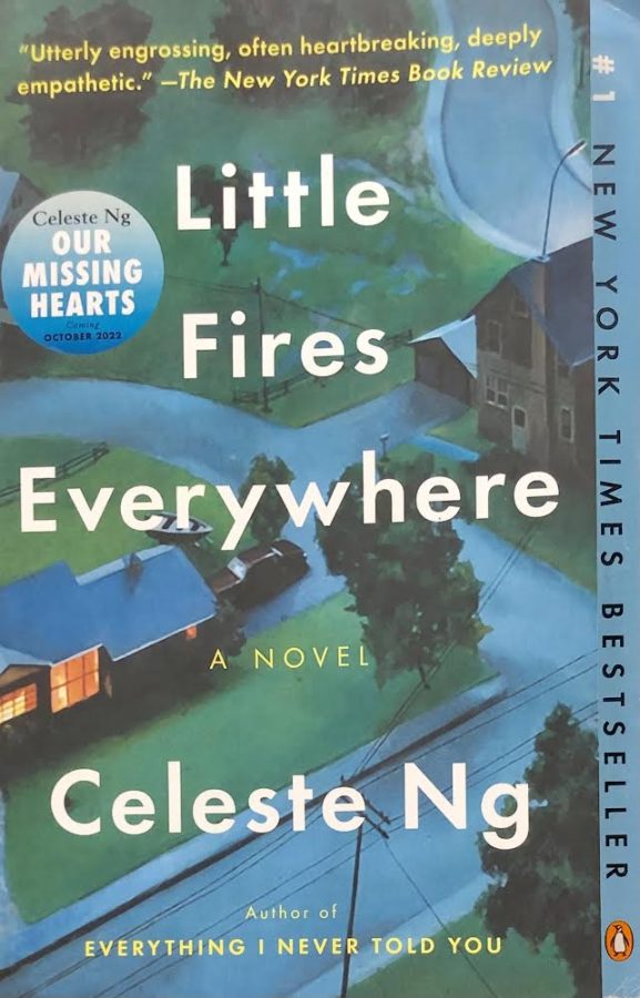 The cover of the novel Little Fires Everywhere.