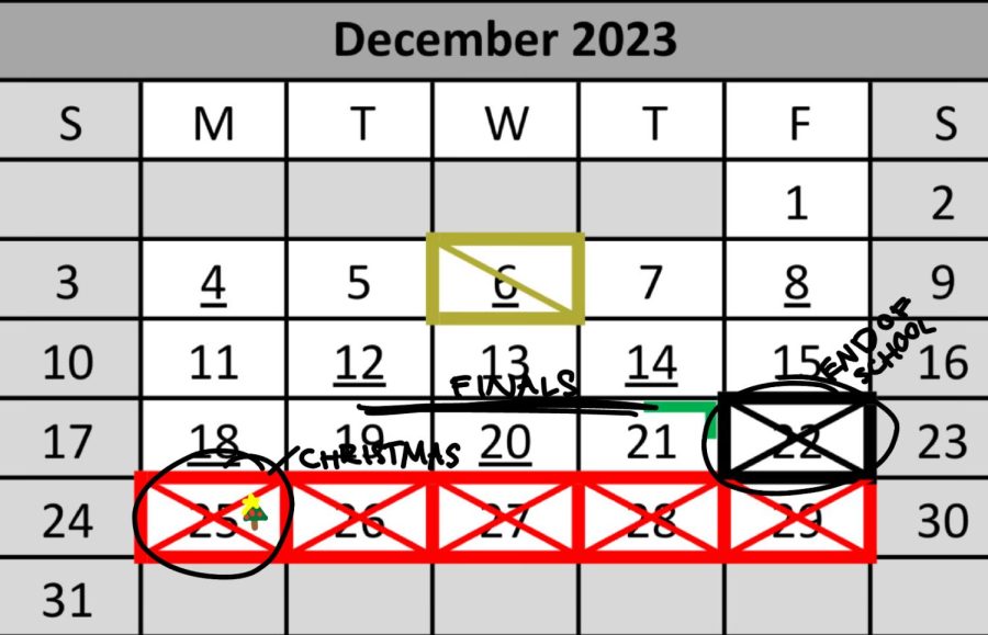 The+time+period+between+ending+school+and+Christmas+Eve+is+only+a+day.