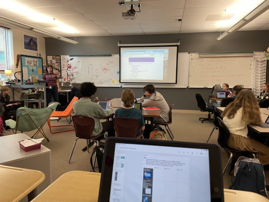 At Silver Creek High School, Jamie Vigil teaches her AP Human Geography class, preparing them for their upcoming AP exam.