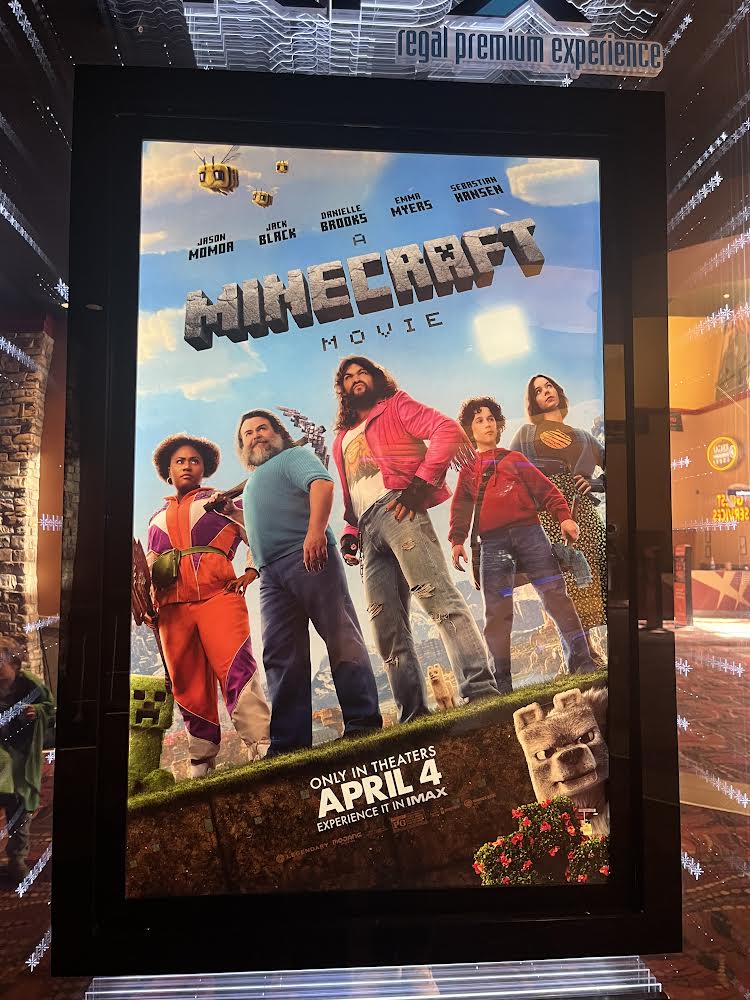 The 2025 Adventure/Action film “A Minecraft Movie” is in theaters now