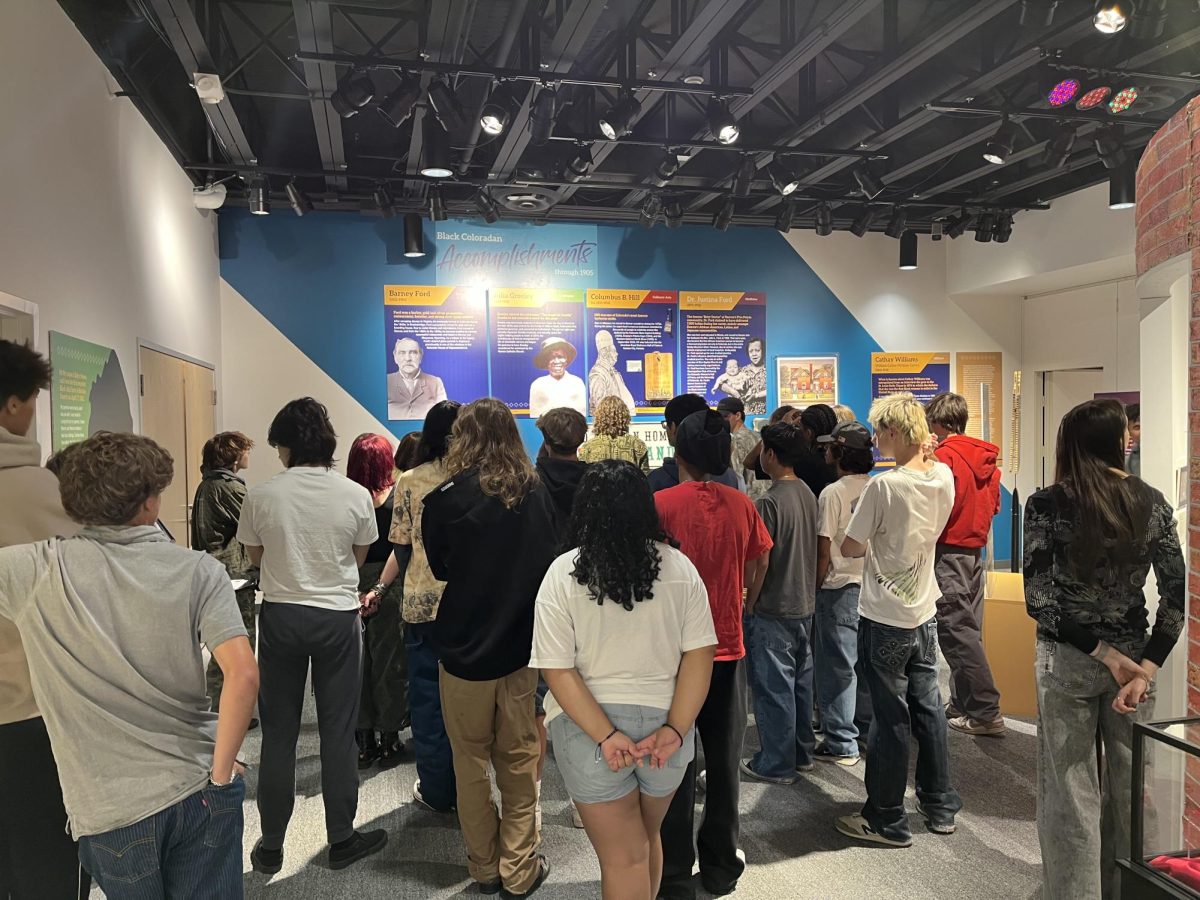 Silver Creek High School’s 2025-26 AP African American Studies class at a field trip the the Museum of Boulder
