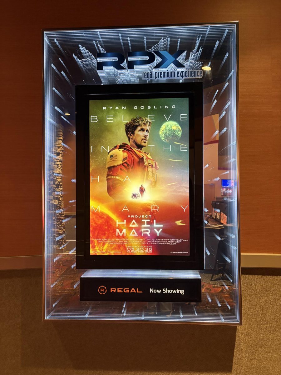 The 2026 Sci-Fi Adventure film “Project Hail Mary” starring Ryan Gosling is in theaters now.