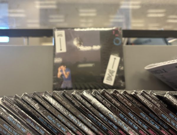 Harry Styles’ new album “Kiss All the Time. Disco, Occasionally” at Target’s shelves.